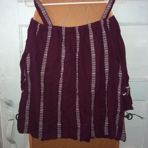 Cropped off the shoulder blouse